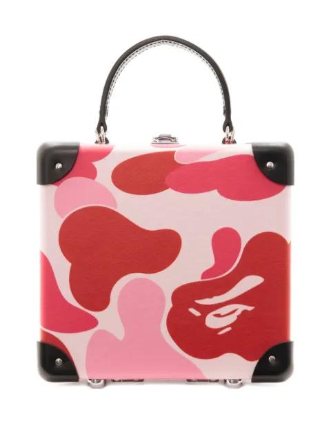 x Globe-Trotter camouflage-pattern luggage by BAPE