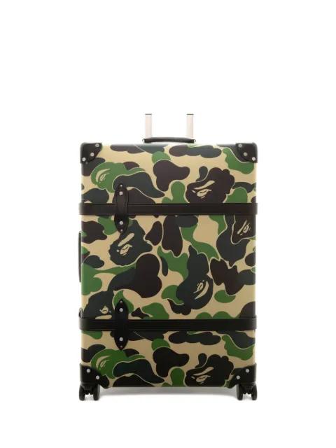 x Globe-Trotter camouflage-print luggage by BAPE
