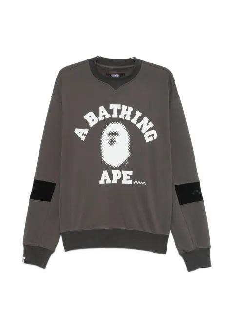 x Kazuki Kuraish College logo-print sweatshirt by BAPE