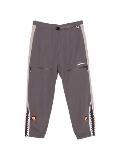 x Kazuki Kuraishi elasticated-cuffs track pants by BAPE