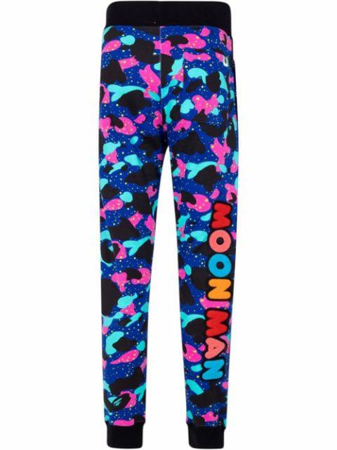x Kid Cudi  "Camo" track pants by BAPE