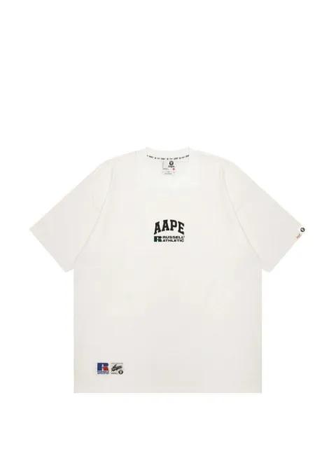 x Russell Athletic logo-print T-shirt by BAPE