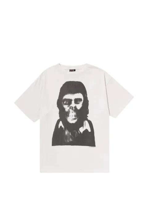 x Saint MXXXXXX crew-neck T-shirt by BAPE