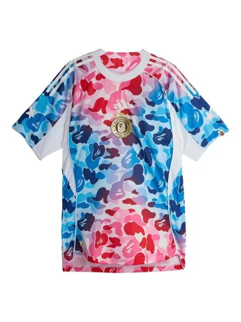 x adidas Football graphic-print jersey by BAPE
