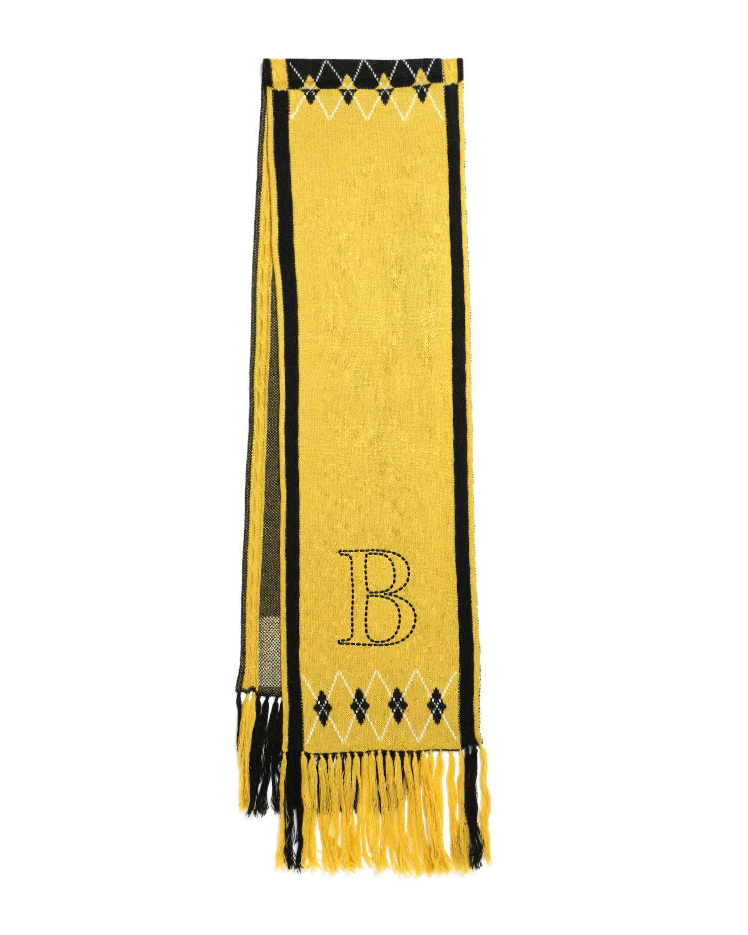 Logo fringe scarf by BAPY