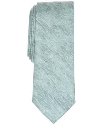 Men's Melange Chevron Solid Tie by BAR III