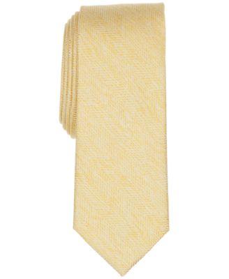 Men's Melange Chevron Solid Tie by BAR III