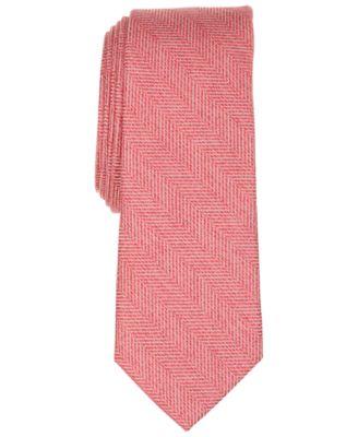 Men's Melange Chevron Solid Tie by BAR III