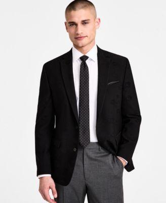 Men's Slim-Fit Jacquard-Floral Evening Jacket by BAR III