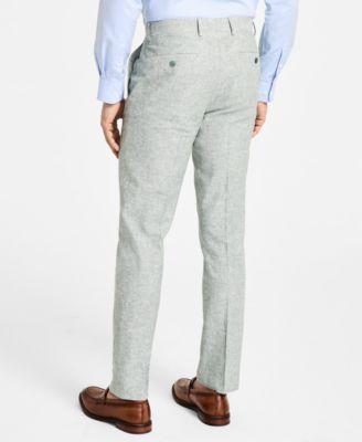 Men's Slim-Fit Linen Suit Pants, Exclusively at Macy's by BAR III Men's Slim-Fit Linen Suit Pants, Exclusively at Macy's by BAR III