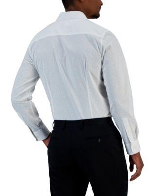 Men's Slim-Fit Vine Print Dress Shirt by BAR III