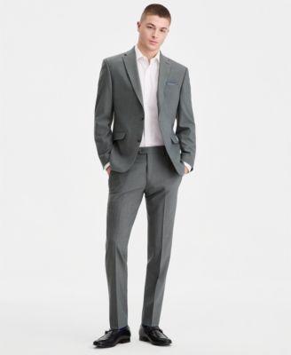 Men's Slim-Fit Wool-Blend Suit Separates by BAR III