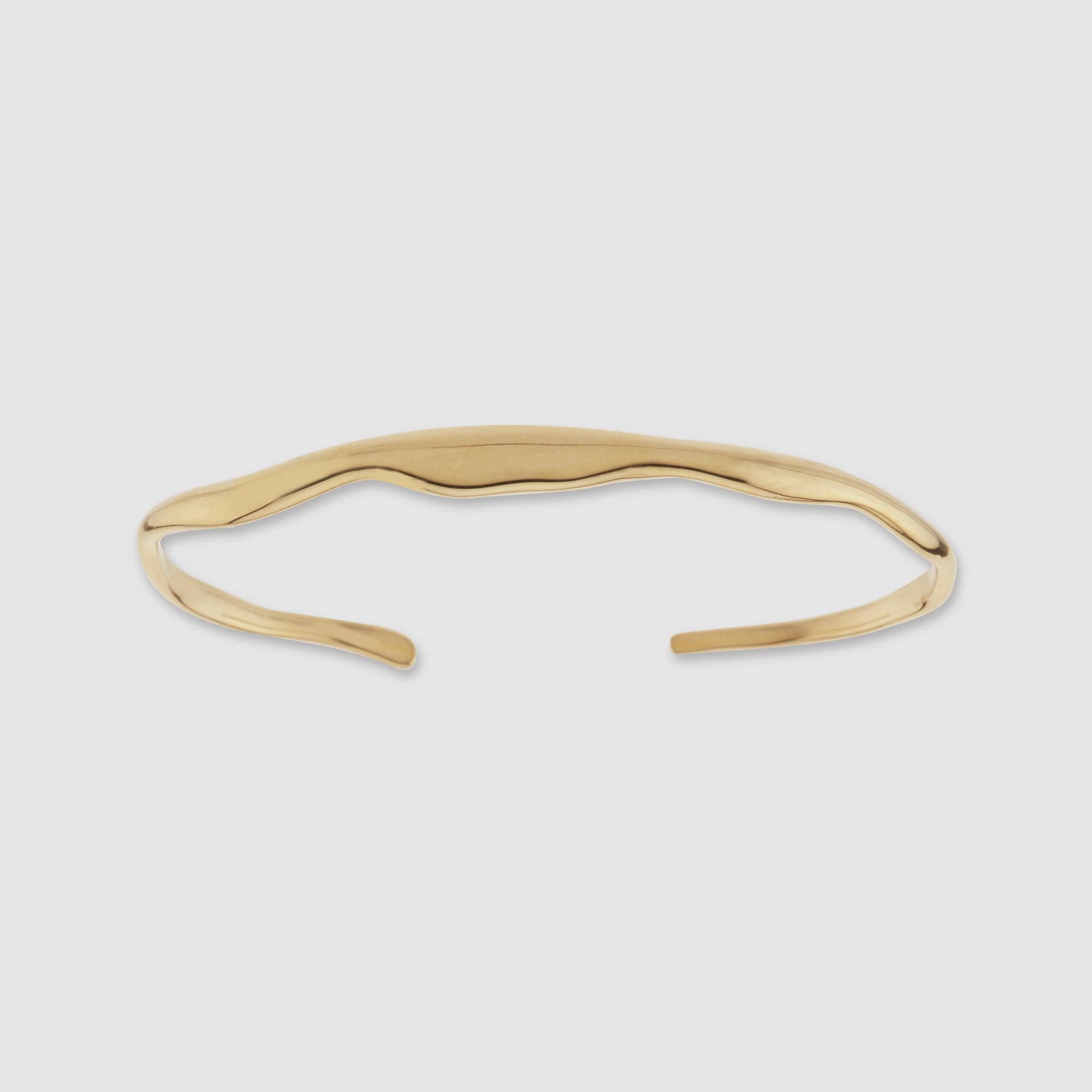 BAR JEWELLERY - Wide Ripple Bracelet by BAR JEWELLERY
