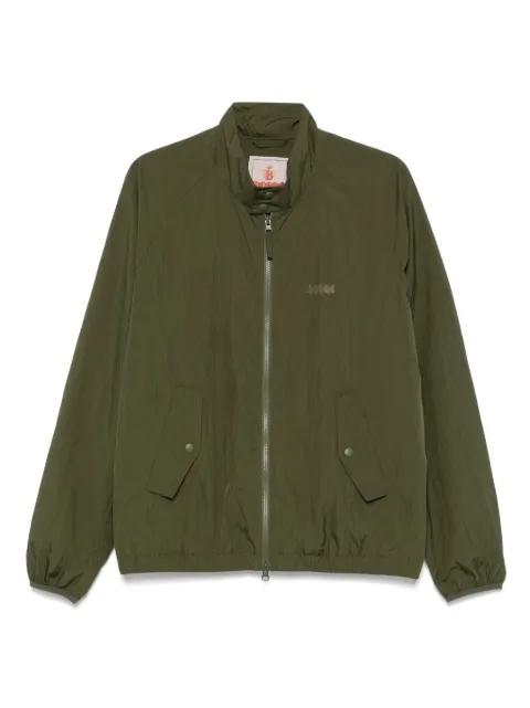 logo-print jacket by BARACUTA