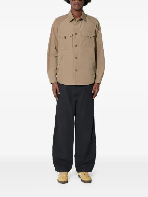 patch-pocket shirt jacket by BARACUTA