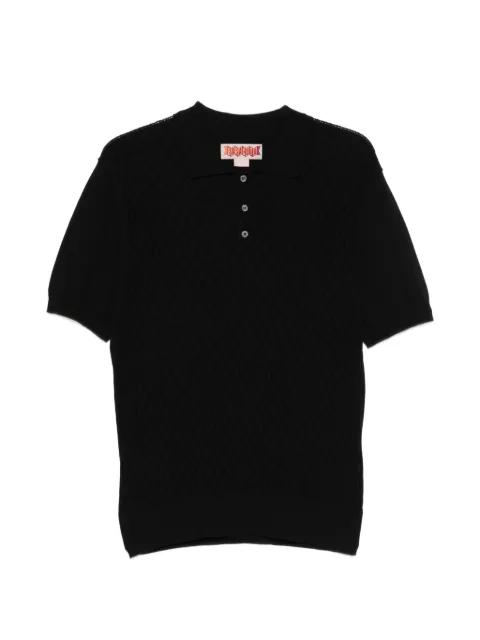 textured polo shirt by BARACUTA