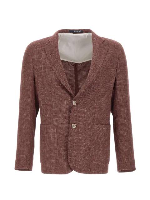 Easy J Mono button patch-pocket blazer by BARBA