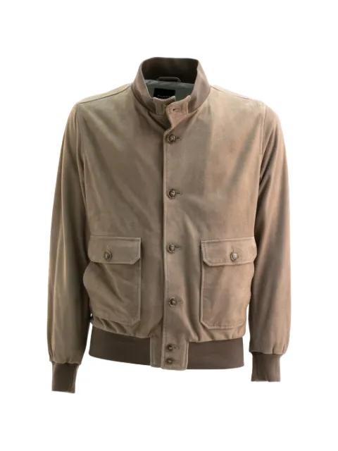 SJ Vermont button-up leather jacket by BARBA