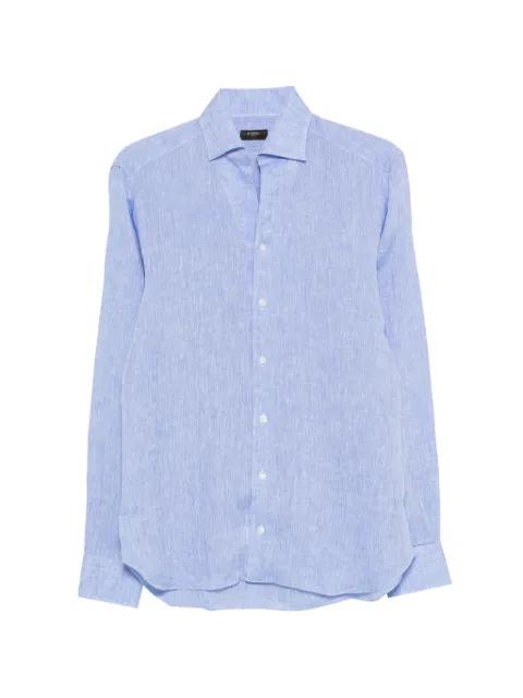 button-down linen shirt by BARBA