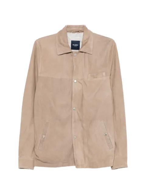 buttoned leather jacket by BARBA