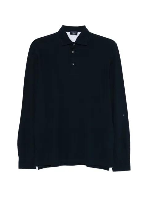 buttoned long-sleeve polo shirt by BARBA