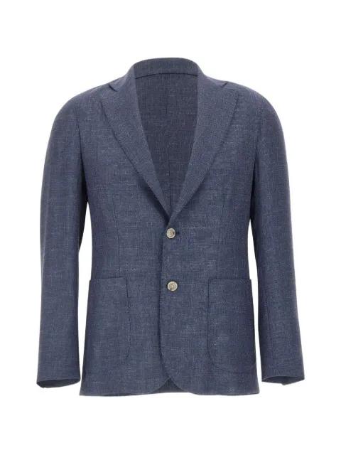 buttoned patch-pockets blazer by BARBA