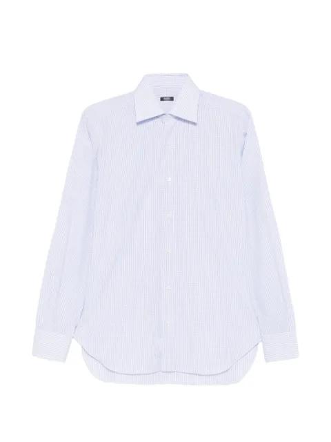 checked-pattern shirt by BARBA