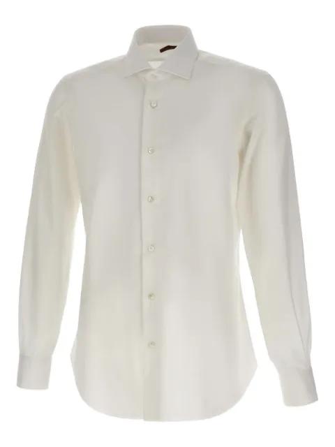 classic-collar cotton shirt by BARBA