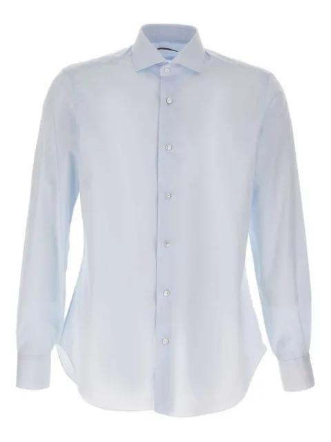 classic-collar cotton shirt by BARBA