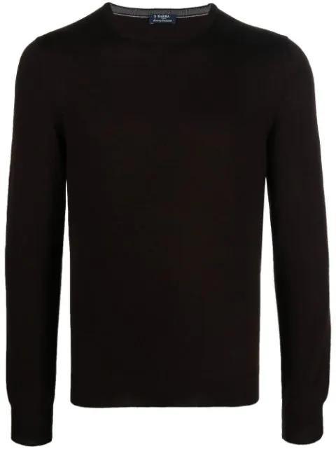 crew-neck knit jumper by BARBA