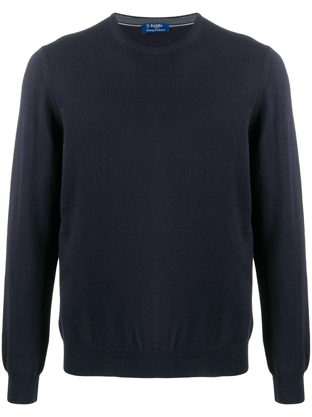 crewneck wool jumper by BARBA