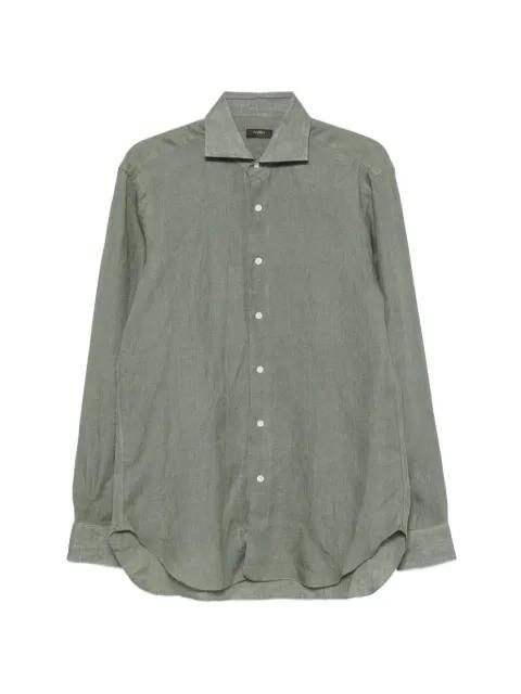 curved-hem shirt by BARBA