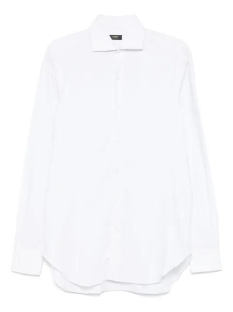 cutaway-collar shirt by BARBA