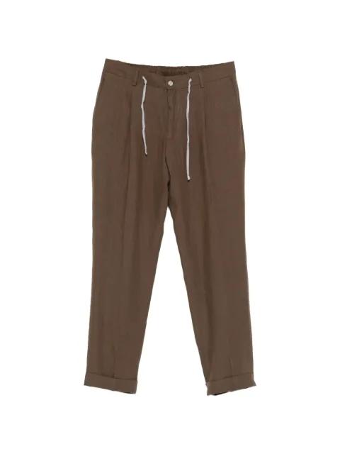 drawstring cuffed trousers by BARBA