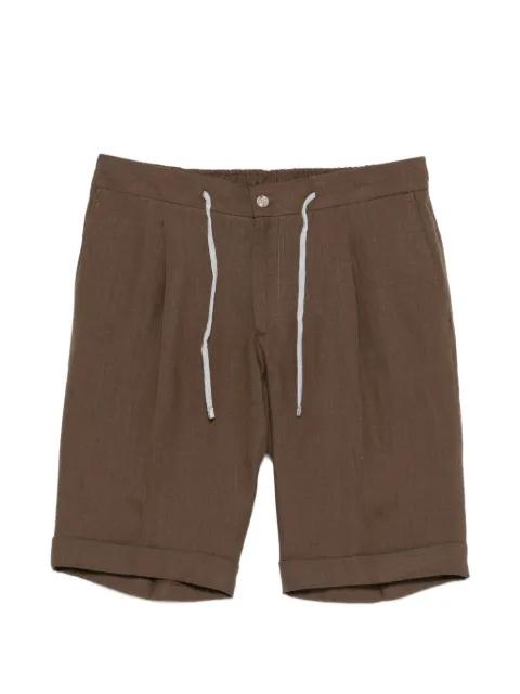 drawstring pleated shorts by BARBA