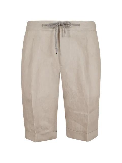 drawstring turn-up shorts by BARBA