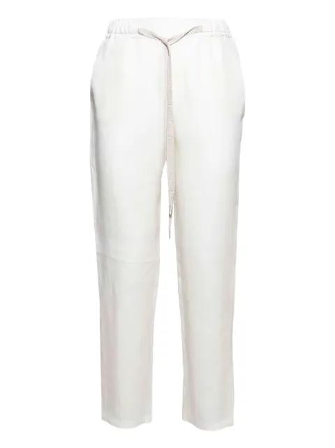 drawstring-waist trousers by BARBA