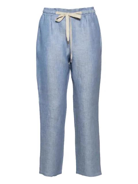 drawstring-waist trousers by BARBA
