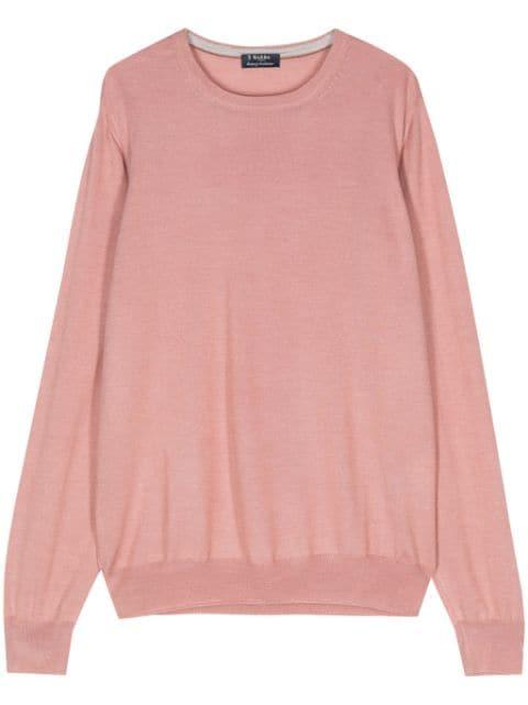 fine-knit virgin wool silk jumper by BARBA