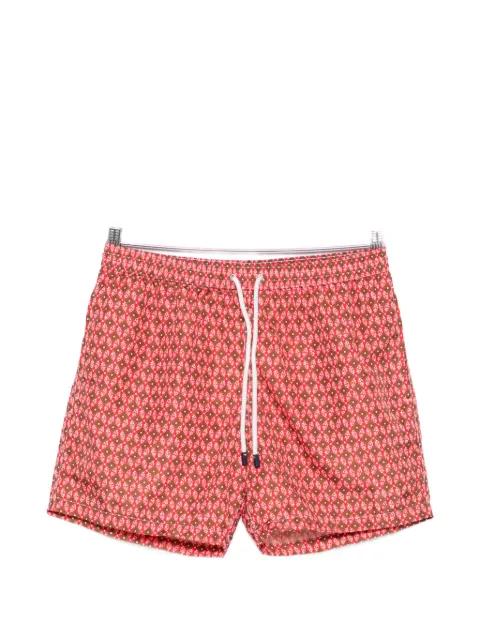 floral-print drawstring swim shorts by BARBA