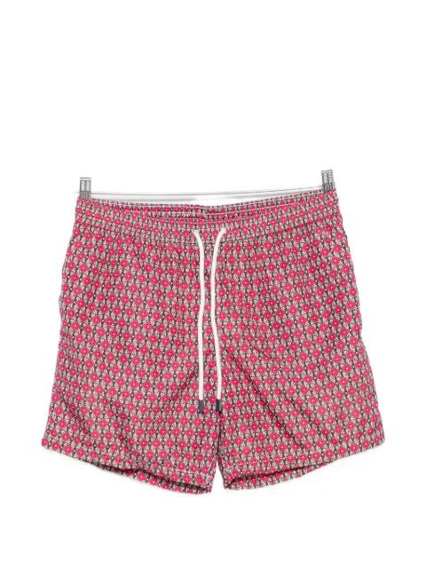 floral-print drawstring swim shorts by BARBA