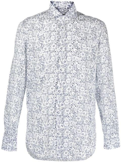 floral-print long-sleeve shirt by BARBA