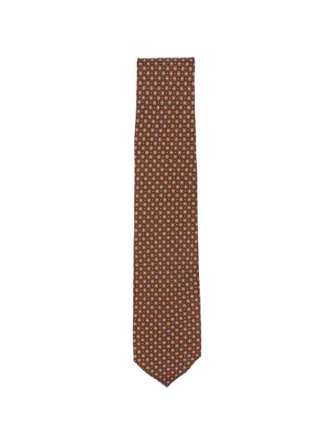 floral-print tie by BARBA
