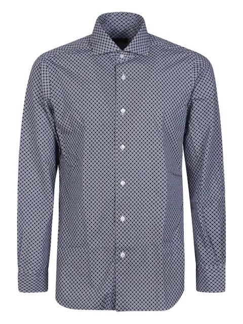 geometric cotton shirt by BARBA