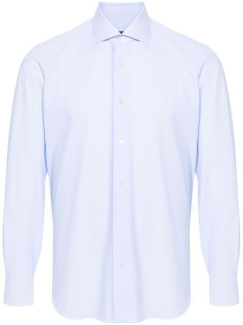 geometric-pattern shirt by BARBA