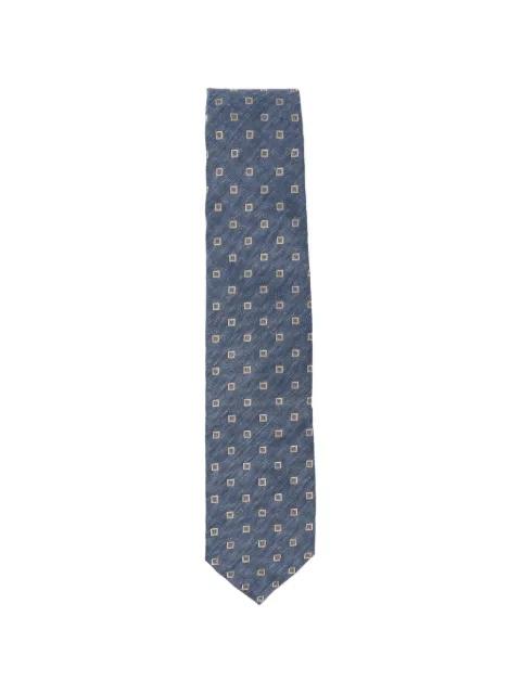 geometric-pattern tie by BARBA