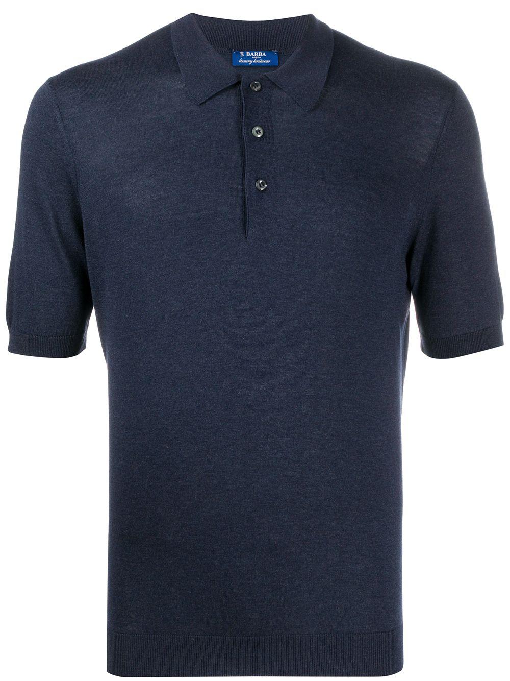 knitted polo shirt by BARBA
