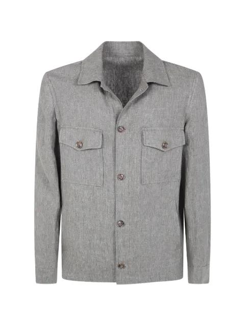 linen shirt jacket by BARBA