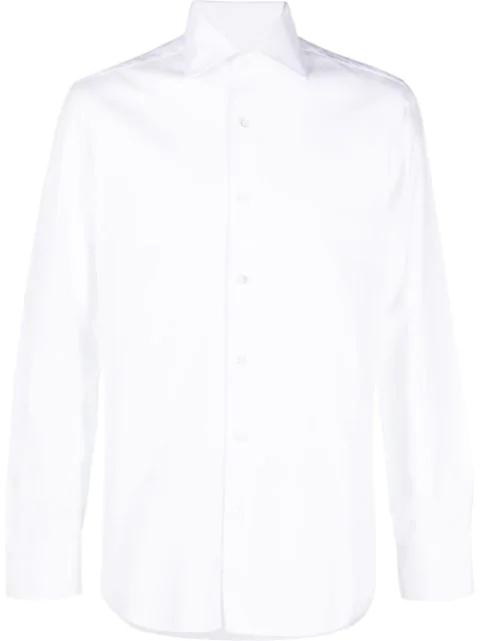 long-sleeve poplin shirt by BARBA