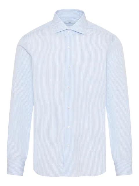 micro-stripe shirt by BARBA